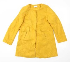 Witchery Womens Yellow Paisley Jacket Coat Size S