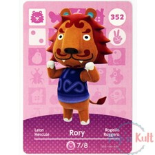 Carte Amiibo Animal Crossing 352 Hercule / Rory [EUR] Série 4 Near Mint