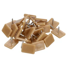 Drawer Slides, 30Pcs 17x12mm - Plastic Rectangular Tack-in Drawer Guides