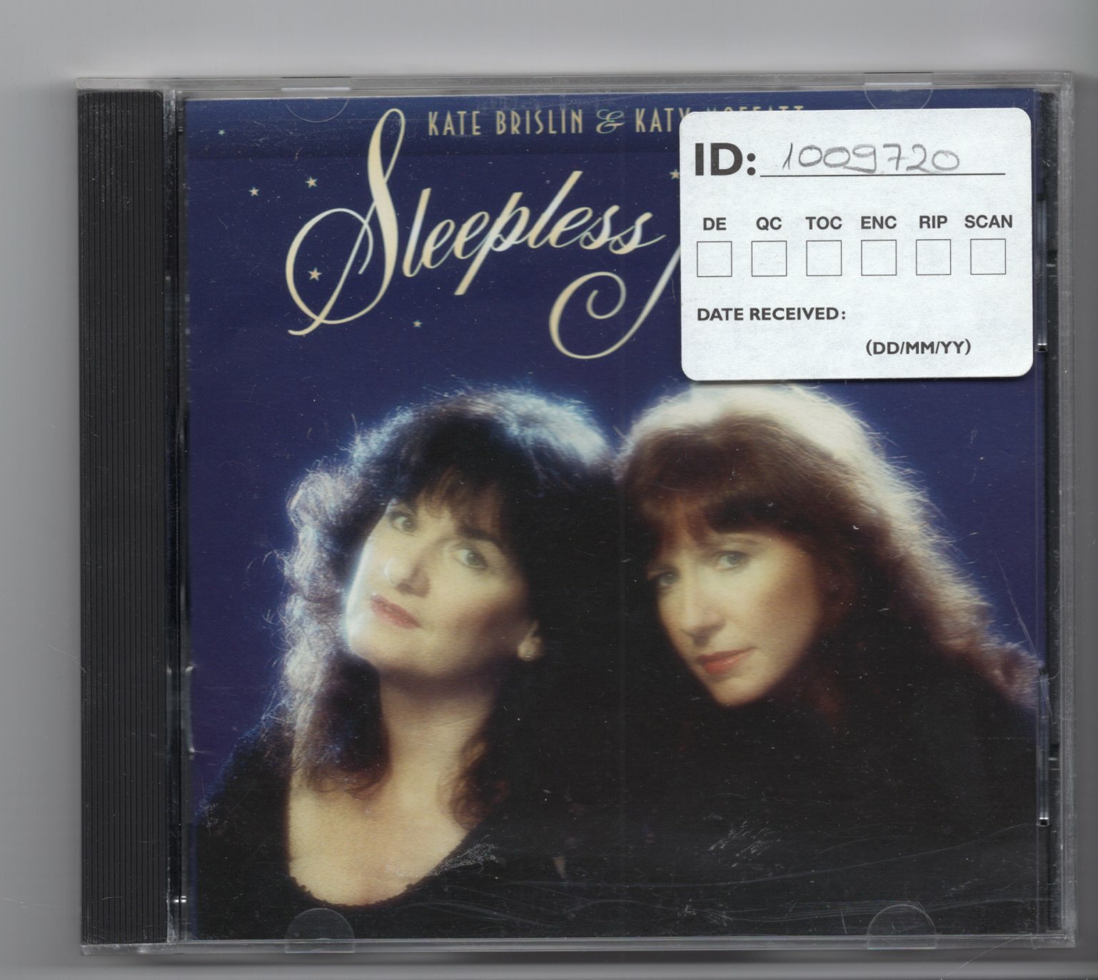 (JF823) Kate Brislin & Katy Moffatt, Sleepless Nights - 1996 CD