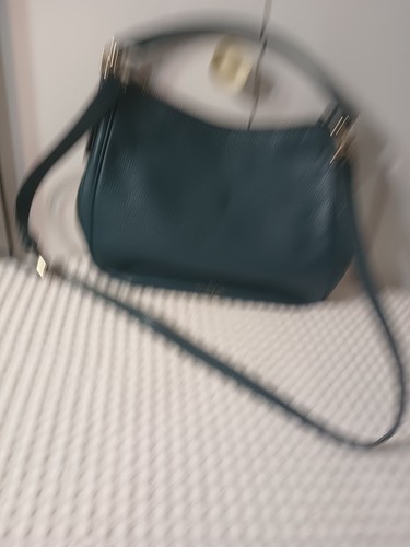 KATE SPADE LEILA MEDIUM TRIPLE COMPARTMENT SHOULDER BAG GREEN JADE LEATHER PURSE - Picture 4 of 12