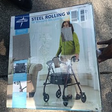 Medline Steel Folding Rollator Walker - MDS86850ESKD