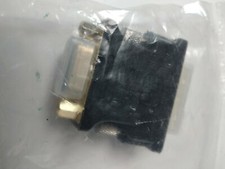 Dvi-A Male To Vga Female Adapter; Black