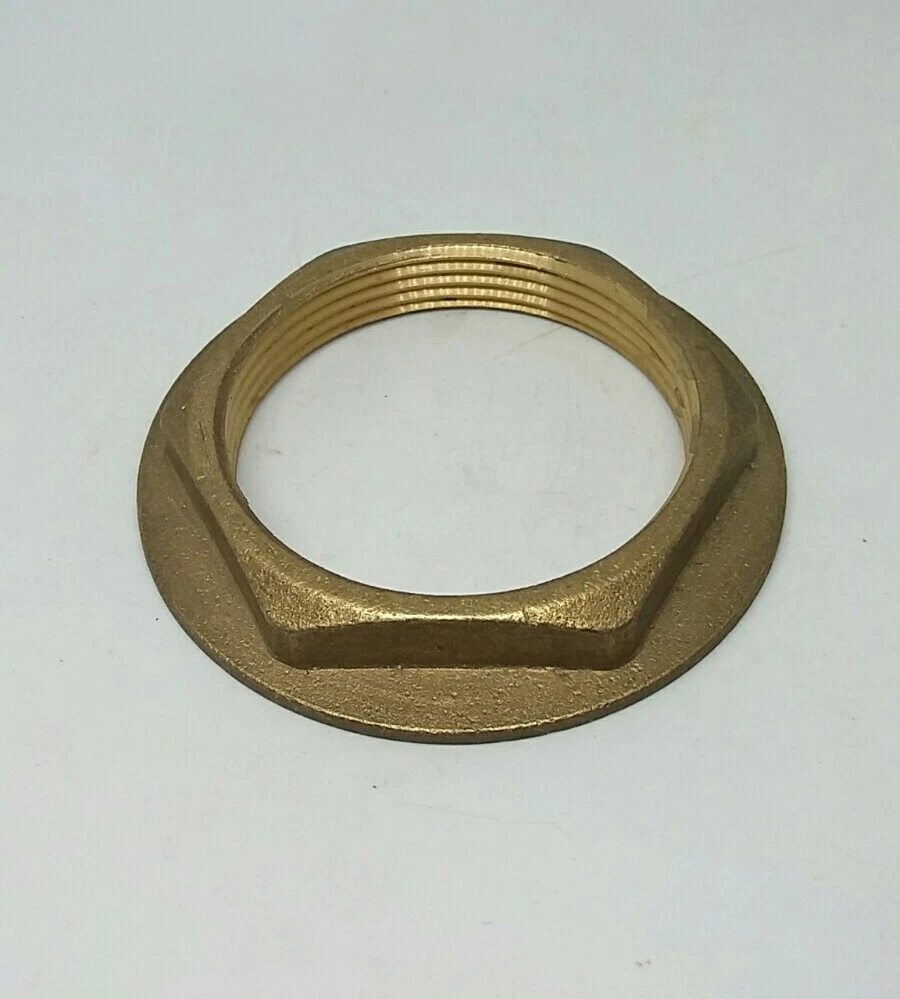 BRASS FLANGED BACKNUT BACK NUT FOR 2 INCH BSP IMMERSION HEATER ETC | eBay