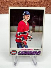 1977-78 TOPPS JACQUES LEMAIRE CARD #254Montreal Canadiens