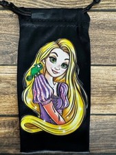 Soft Eye Sunglasses Black Accessory Pouch Pull Top Portable Princess Rapunzel