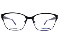 Converse Brillengestell Q200 Schwarz/Lila Cat-Eye Vollrand 52-16-135