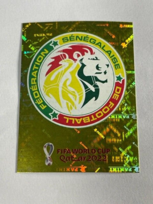Panini FIFA WM 2022 World Cup Qatar Sticker Senegal SEN2 Team Logo Wappen Badge