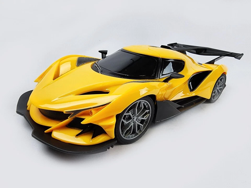 YELLOW Lambo 1:16 RC Speed Master Car with  Wheel and Pedals  - Image 4 of 4