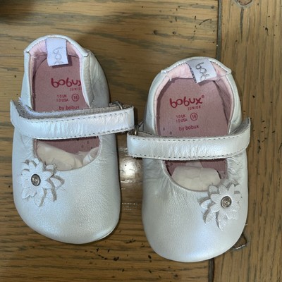 Bobux Soft  Silver Leather Baby -16