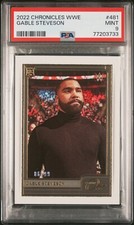 2022 Chronicles WWE Gable Steveson Rookie RC Panini One /99 #481 PSA 9