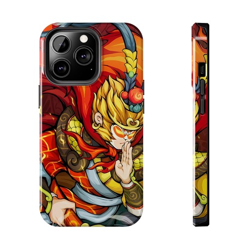 Monkey King Cartoon Tough Phone Case, Extra Layer Protection, iPhone Samsung - Picture 18 of 36
