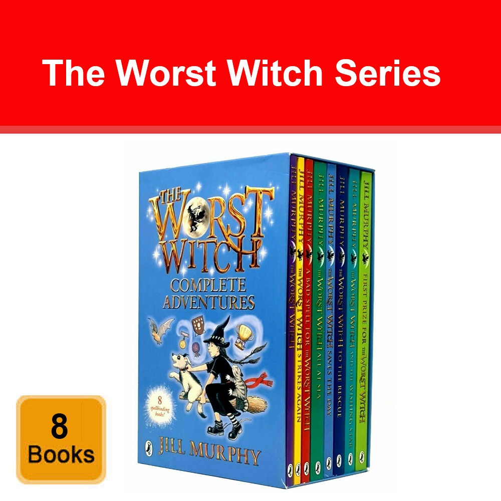 The Worst Witch Series 8 Books Collection Box Set by Jill The Worst Witch Series 8 Books Collection Box Set by Jill