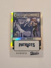 2021 Panini Classics Mac Jones Classic Beginnings Chrome RC Silver 