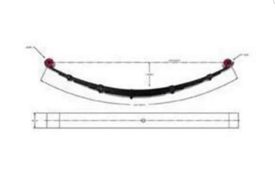 Pro Comp 11511 6" Front Leaf Spring for 1975-1990 GMC Jimmy Sierra Classic - Imagem 2 de 4