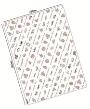 burger wrapping Grease Proof paper large size  380mm x 280mm