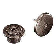 Moen Oil-Rubbed Bronze Push-N-Lock Tub and Shower Drain Kit with 1-1/2 Inch Thr