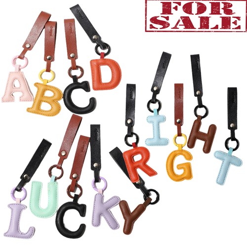 4 Pcs Porte-Clés En Cuir À Anneau Fendu En Métal Porte-Clés Avec