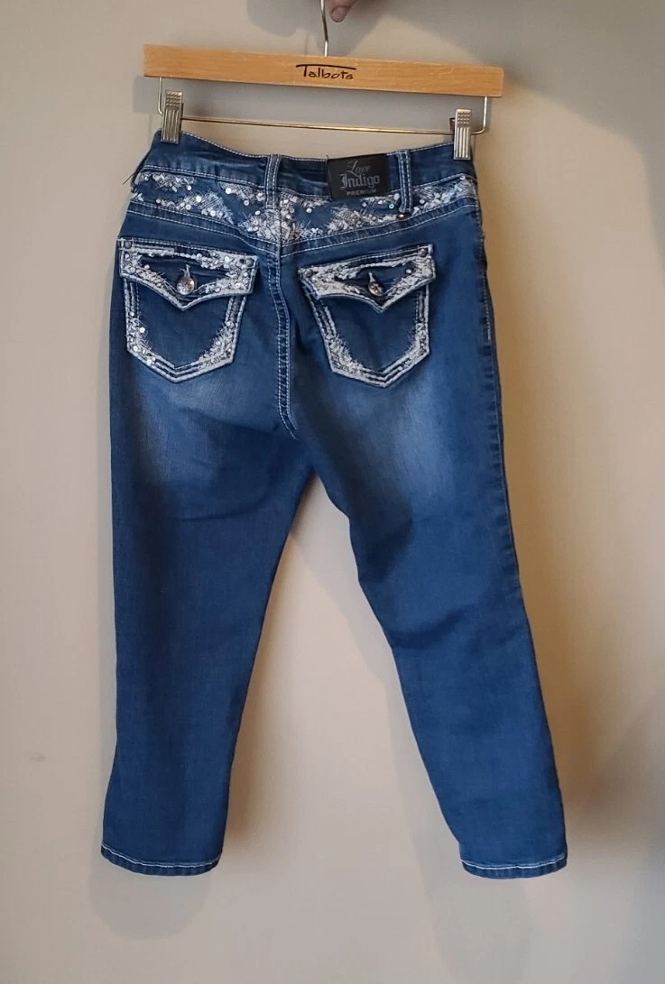 Indigo Five-Pocket Jeans