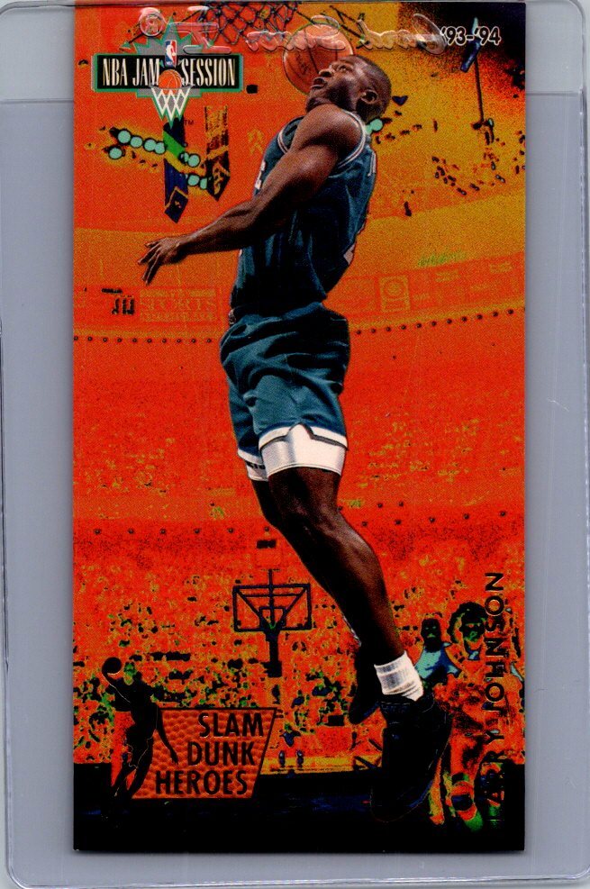 1993-94 Jam Session #2 Larry Johnson Slam Dunk Heroes