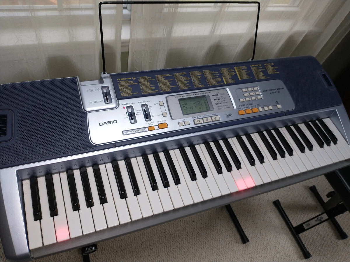 Casio Lighting LK-110 with Stand, and Music | eBay