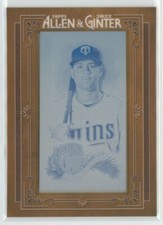 2022 Topps Allen & Ginter Mini Framed Printing Plate Gary Sanchez 1/1 Minnesota