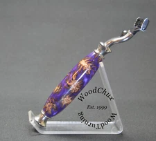 Handmade Pine Cones & Resin Shaving Razor SEE VIDEO 892