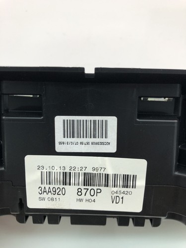 NP2019 VW Instrument Tachometer 3AA920870P - 第 4/4 張圖片