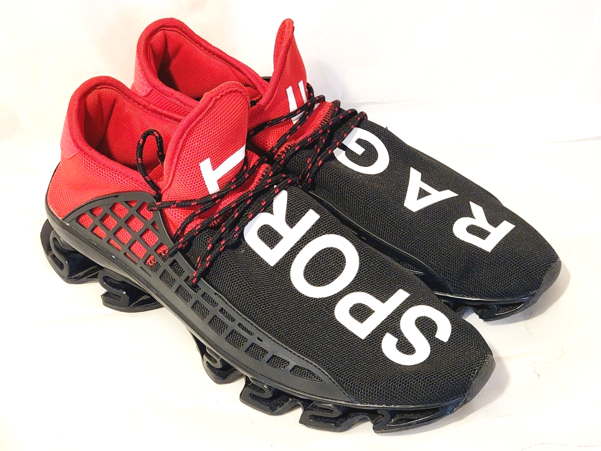 Mens RAGF SPORT Calceus Red Black Athletic Running Cross Trainer Shoes 46 12