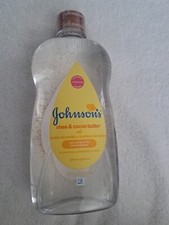 Johnson's Baby Oil, Mineral Oil Enriched with Shea  Cocoa Butter 20 fl. oz