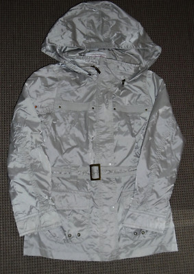 Sarabanda Mädchen Sommer, Regen, Jacke Gr. 122 silbergrau Einschulung neuwertig