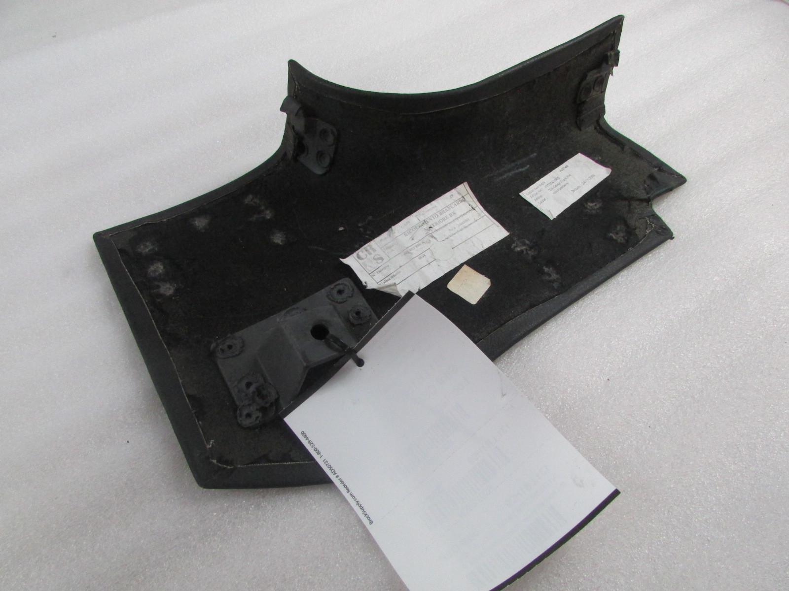 Lamborghini Gallardo RH, Right Front Sill Cover, Black Leather, Used, 401854888E