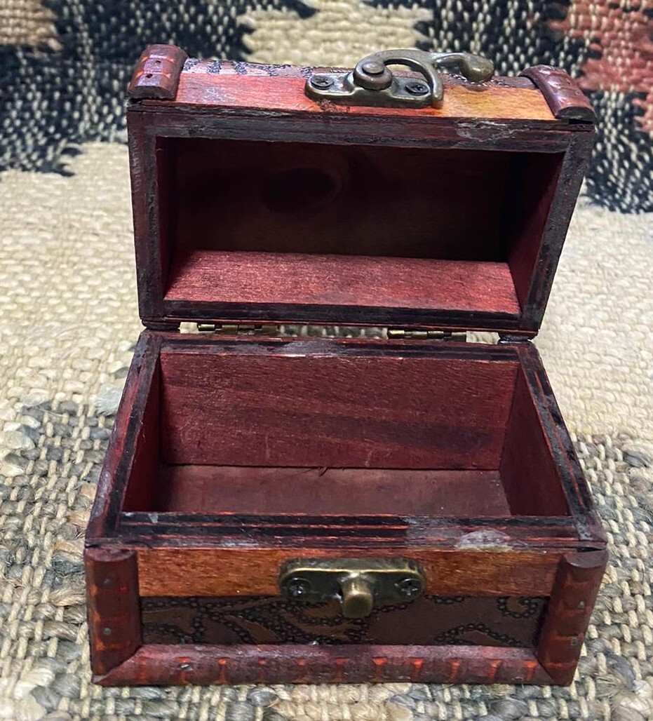 19th century handcrafted small antique wood chest eBay
