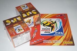 Panini WC WM 2010 South Africa SOUTH AMERICA 2 x DISPLAY BOX 200 PACKETS ED