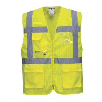 Portwest Warnweste ATHEN MeshAir EXEKUTIV C376YER warngelb