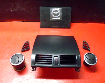 04 05 06 MAZDA3 MAZDA 3 DASH AC A/C VENT SET WITH HAZARD SWITCH