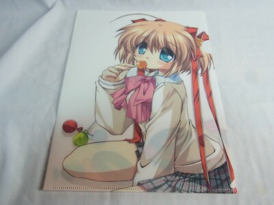 Key Little Busters! Prize Clear Folder Mint