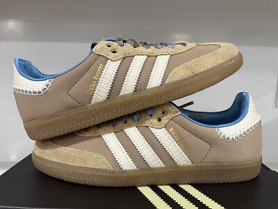Size 9 - Wales Bonner Adidas Originals Nylon Samba Brown 