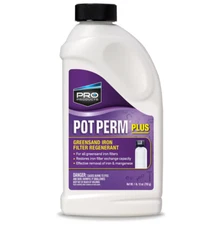 Pro Products KP02N Pot Perm Plus Greensand Iron Filter Regenerant 28oz Bottle