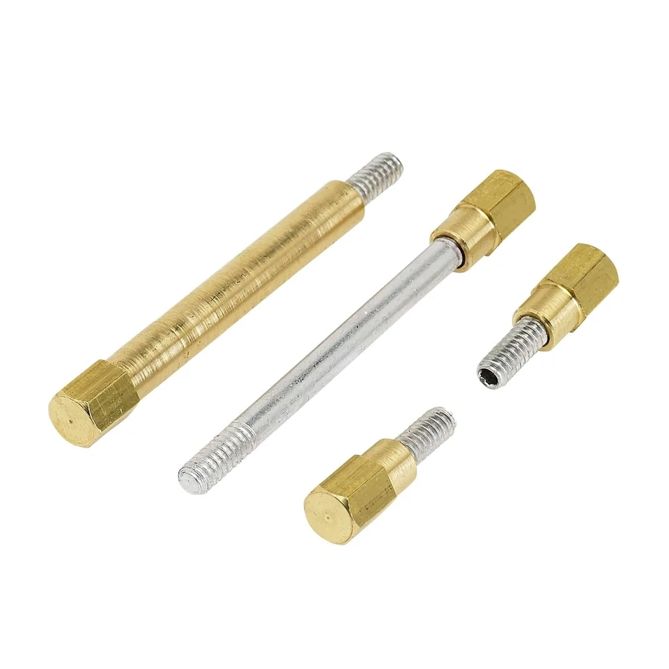 Tornillos flotadores extendidos de latón Lowbrow S&S Super E Carb Harley HECHOS EN EE. UU. Foto 2 de 4