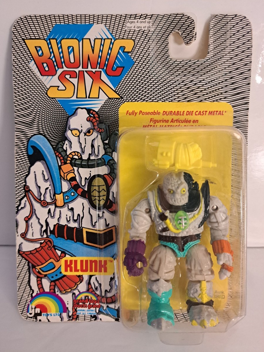 Extremely Rare Brand New Sealed Bionic Six LJN Klunk 1986 Vintage