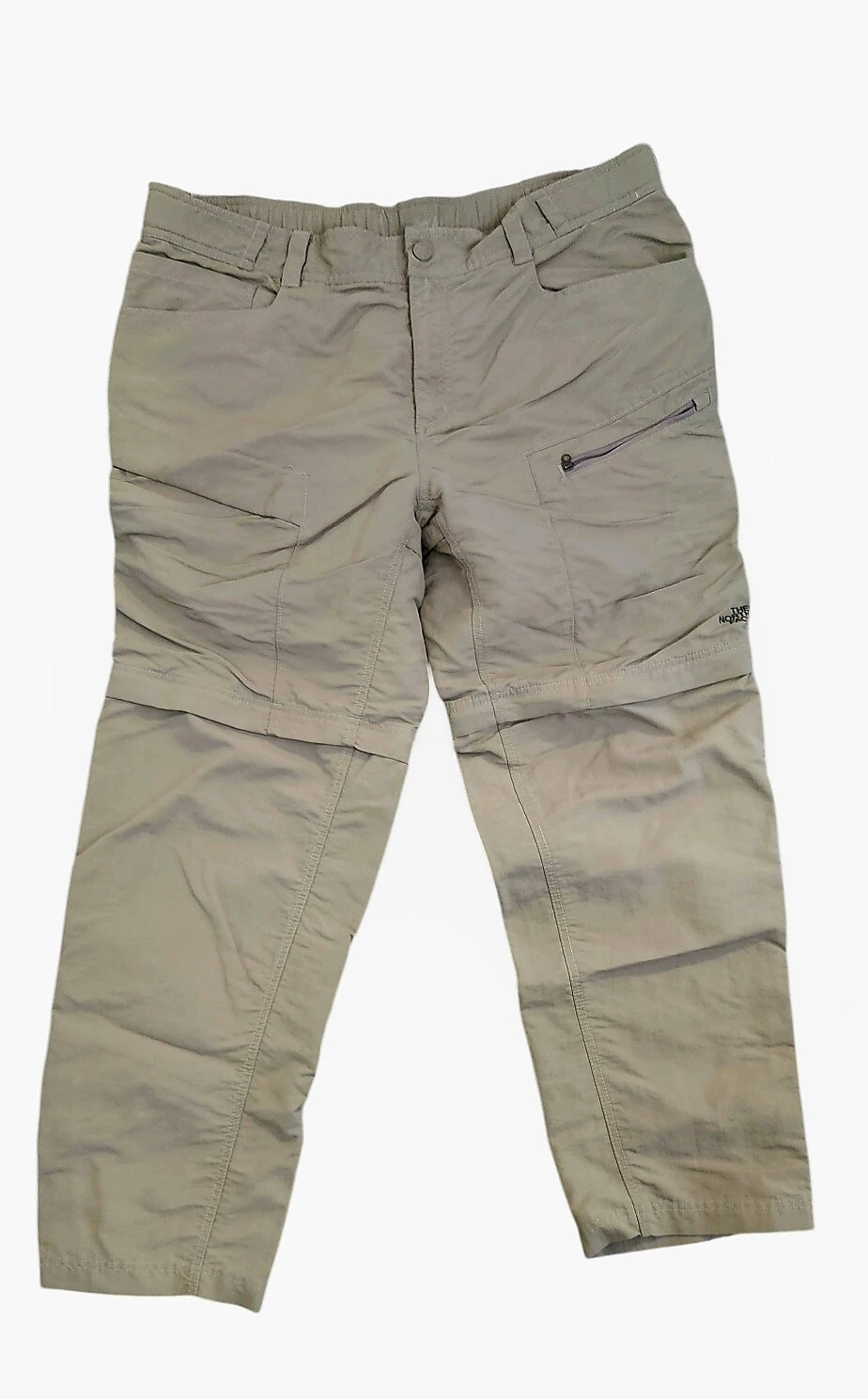 The North Face Men's Large Khaki Cargo Pants Convertible Zip off Shorts Hiking
Opens in a new window