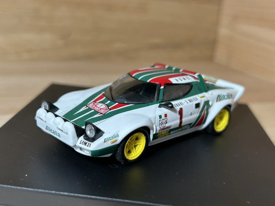 LANCIA STRATOS HF #1 S.MUNARI WINNER RALLYE MONTECARLO 1977 IXO ALTAYA 1:43 - Immagine 4 di 4