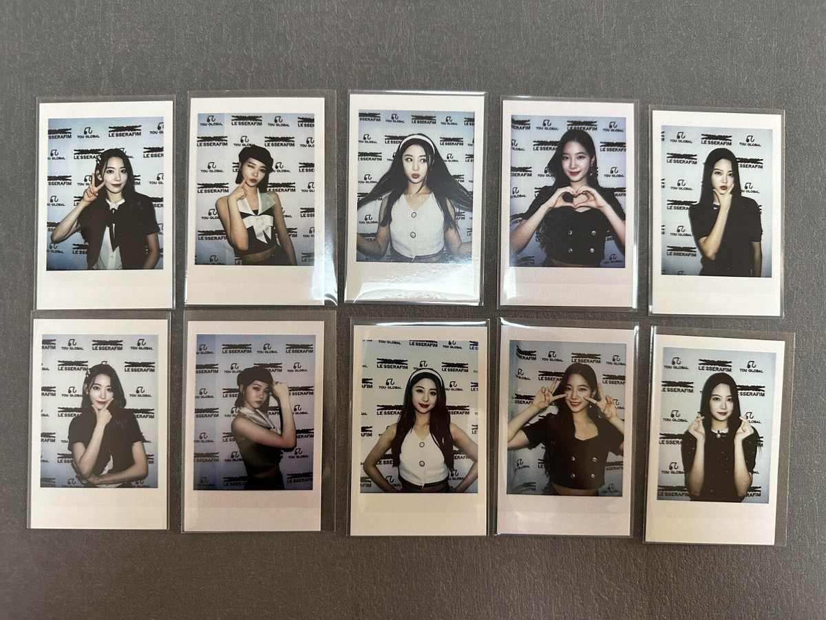 LE SSERAFIM OFFICIAL ANTIFRAGILE TOU POLAROID PHOTOCARD
