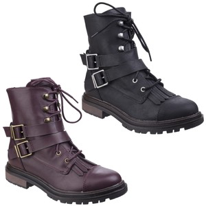 womens stylish combat boots