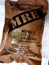Military MRE Individual Menu Single Meal Menu One 1