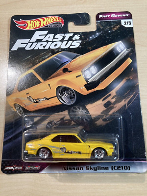 Hot wheels Fast and Furious Nissan Skyline - Fast Rewind 2017 on Real Riders neu