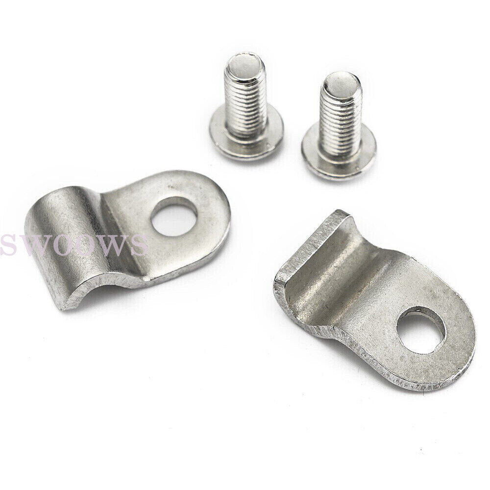 New Set Of 12 Single Brake Line Mounting Clamps 3/16 Stainless Steel eBay