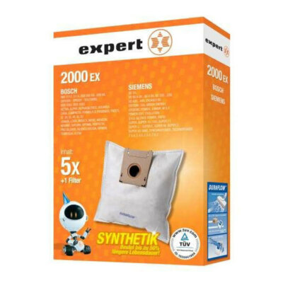 AEG 2000 EXP expert Staubsaugerbeutel 5 Stück + Filter Bosch Siemens Kärcher