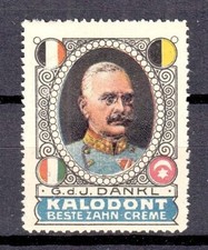 424621/ Reklamemarke – Kalodont - beste Zahncreme -General Dankl